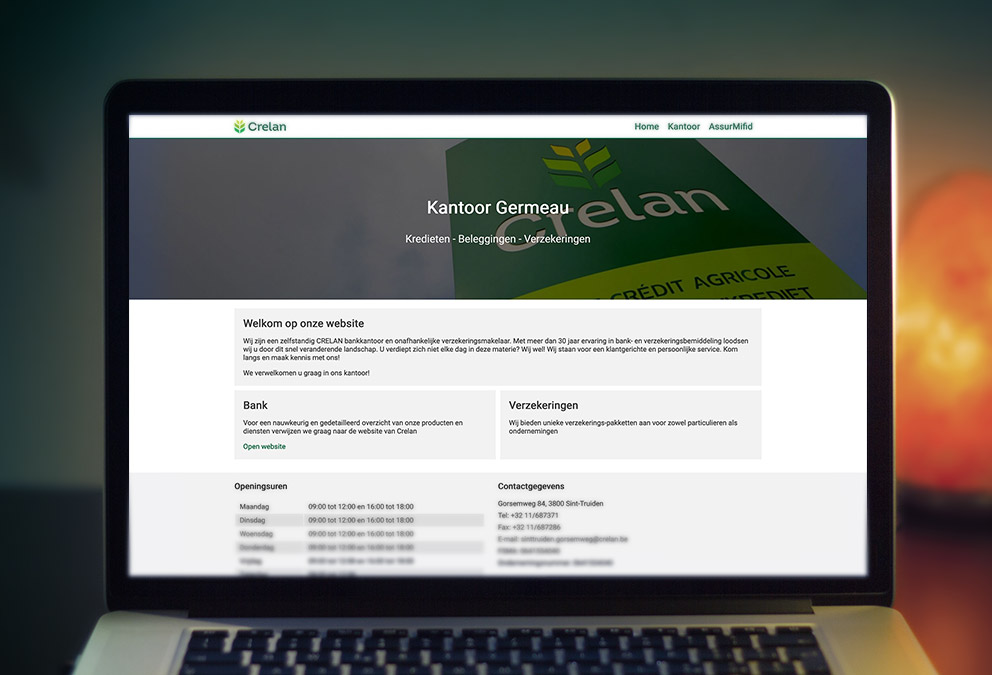 Nieuwe website voor Kantoor Germeau